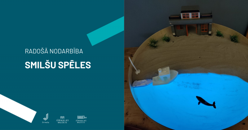 Radošā nodarbība - smilšu spēles 