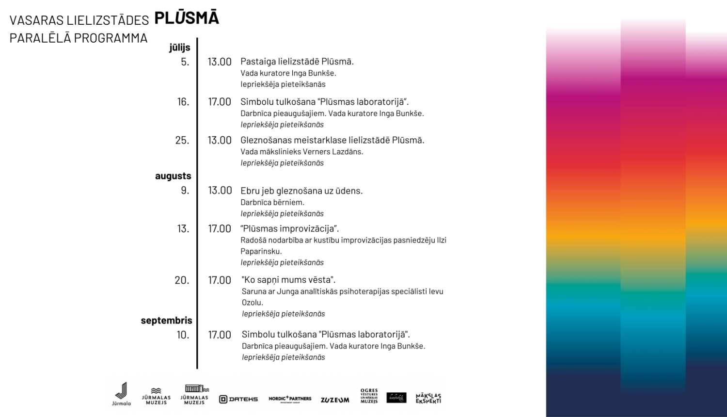 Programmas banneris nodarbībām