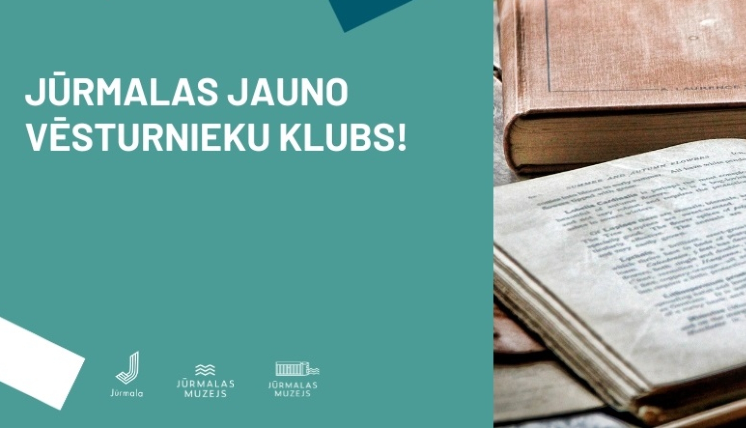 Baneris pa labi grāmatas atvērums